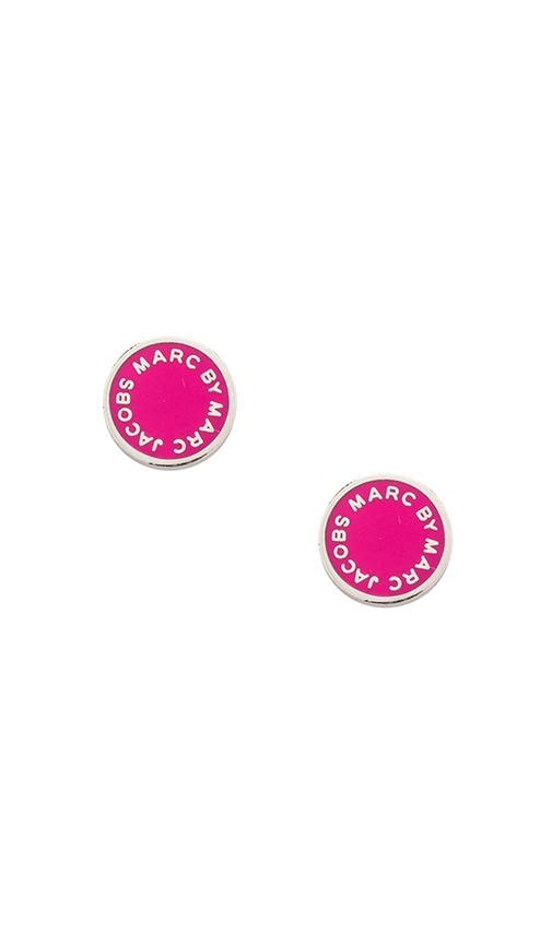 Enamel Logo Disc Studs