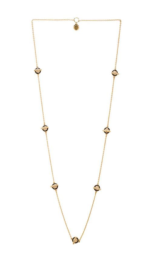 Tiny Enamel Toggle Necklace