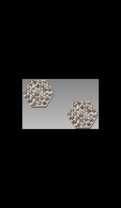 Pave Bolt Stud Earrings