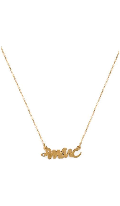 Script Snake Necklace