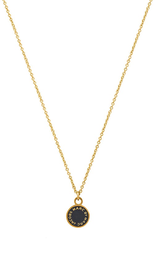 Classic Marc Enamel Disc Pendant Necklace
