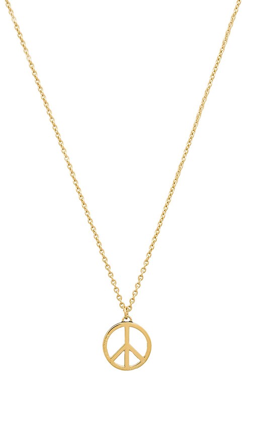 Large Peace Sign Necklace