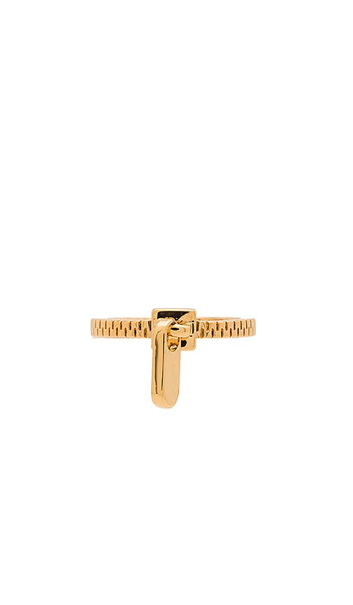 Marc by Marc Jacobs Zipper Pull Earrings in gold