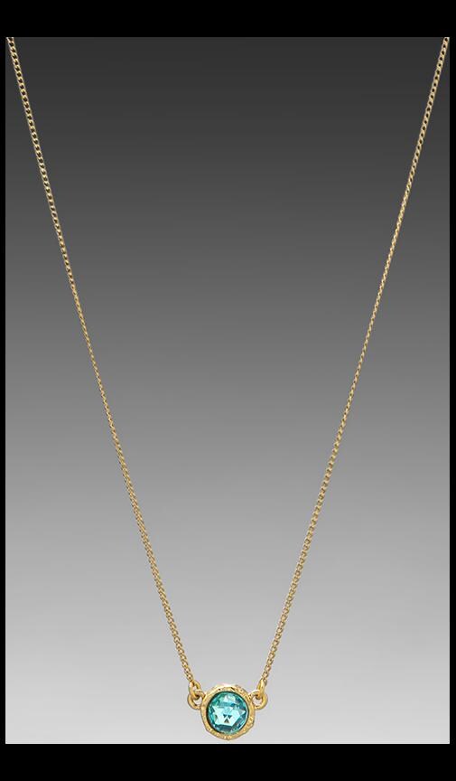 Tiny Crystal Charm Necklace