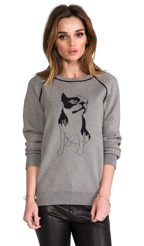 Olive Dog Intarsia