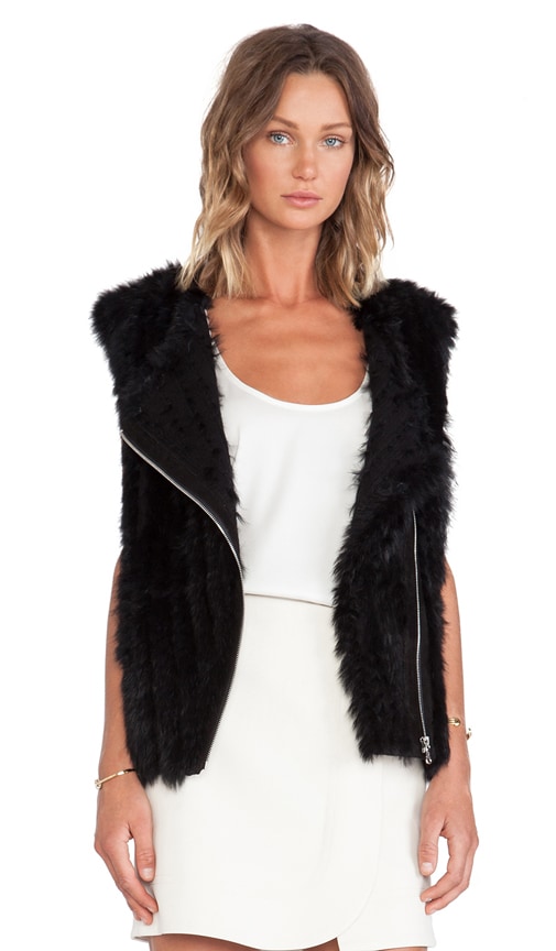 Abbey Rabbit Fur Vest