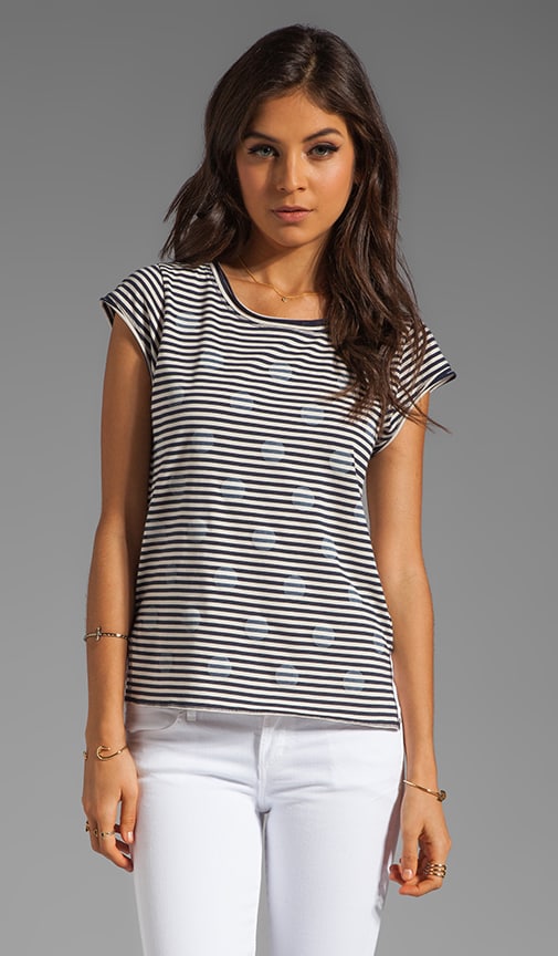 Resort Willa Dotted Jersey Top