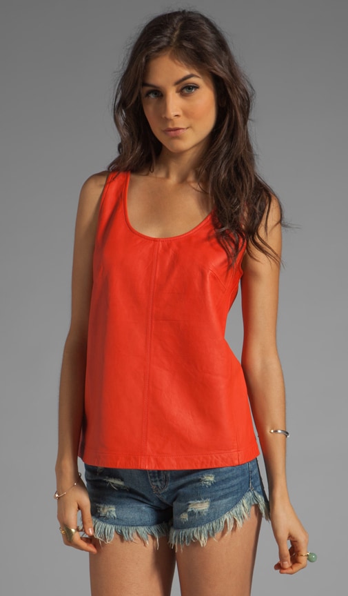Jett Leather Top