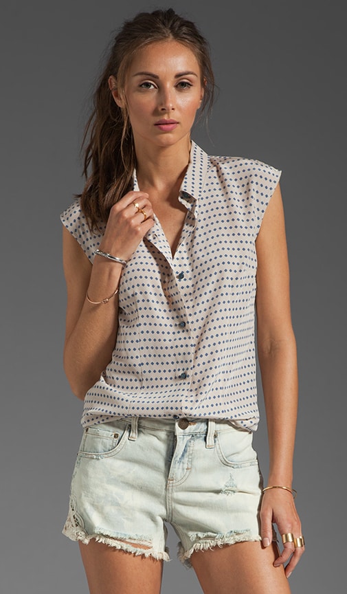 Izzy Dot Print Top