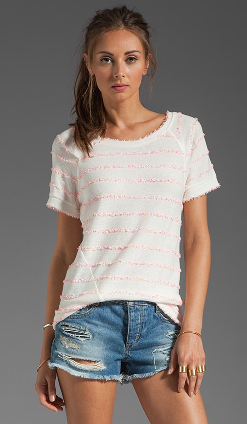 Fluro Flecked Top