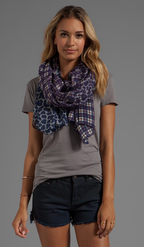 Abigail Plaid & Lenora Leopard Scarf