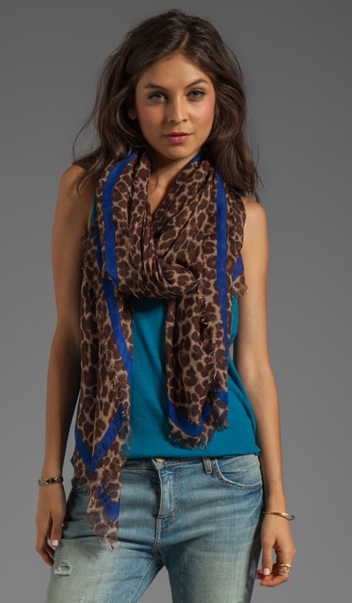 Leonora Leopard Scarf