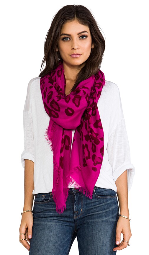 Sasha Leopard Scarf