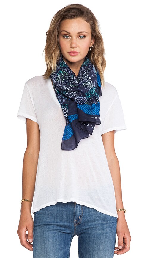 Spray Paint Snake Print Scarf