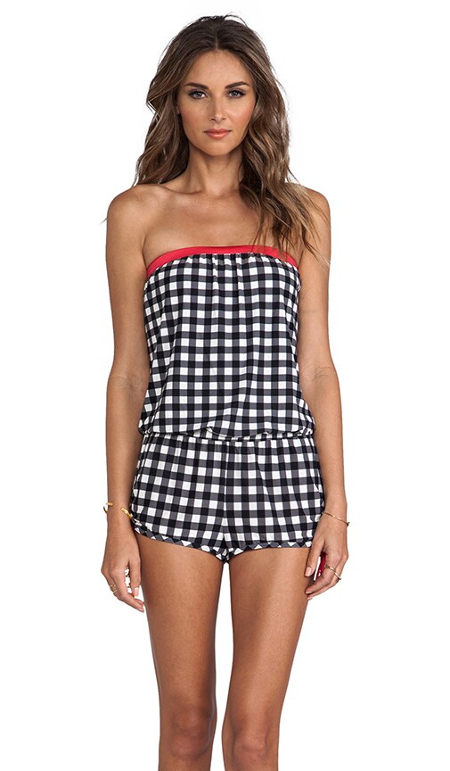 Janis Gingham Romper