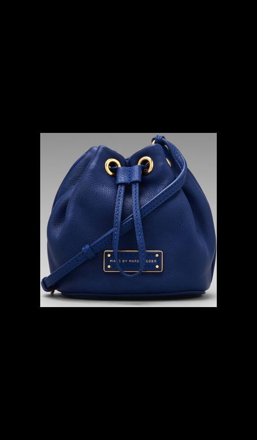 Too Hot to Handle Mini Drawstring Bauhaus Blue