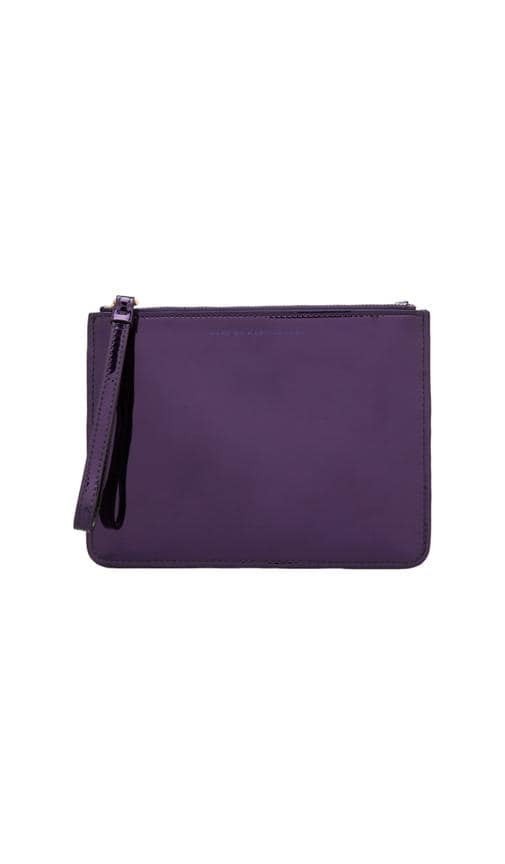 Techno Wristlet Zip Pouch