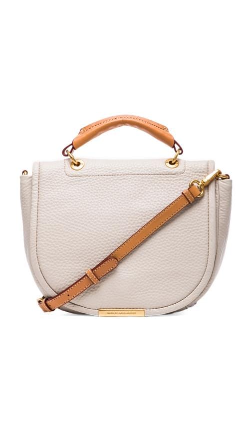 Marc by Marc Jacobs Softy Saddle Top Handle Bag in Papyrus | REVOLVE