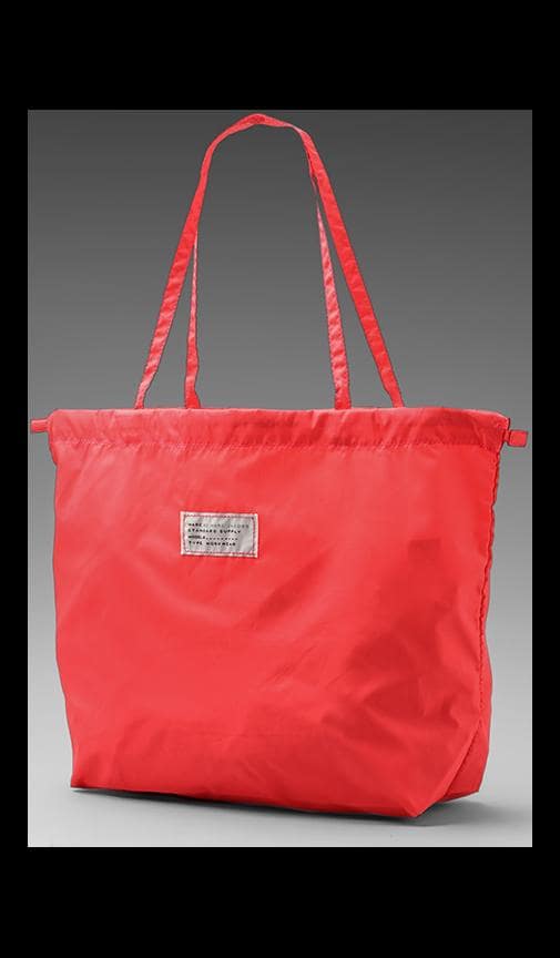 Spot Solid Drawstring Tote