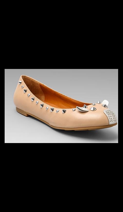 Metallic Mouse Ballerina Flat