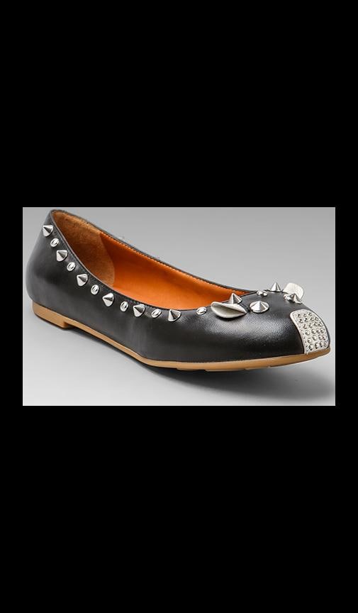 Metallic Mouse Ballerina Flat