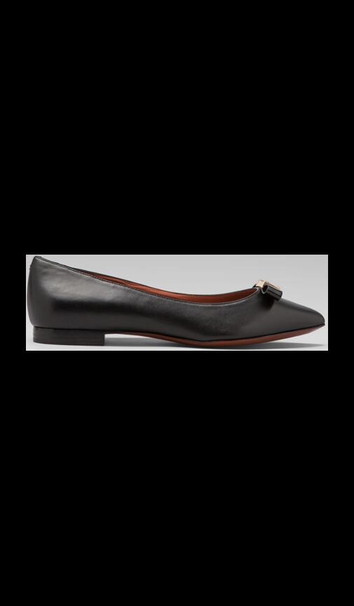 Tuxedo Logo Plaque 10mm Ballerina Flat