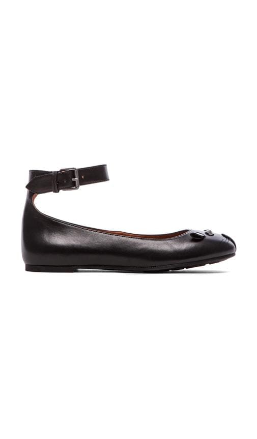 Mouse Ankle Strap Flats