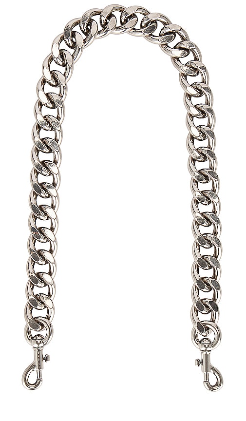 Marc Jacobs Nickel The Chainlink Silver Bag Strap