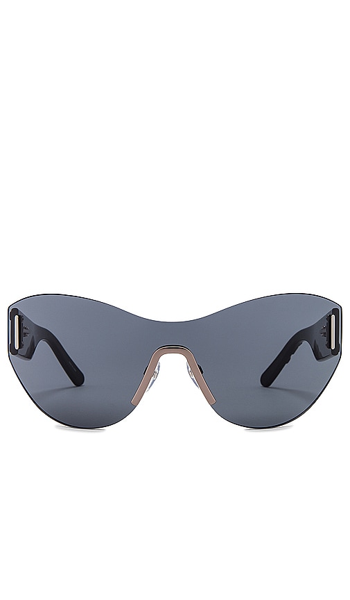 Shop Marc Jacobs Mask Sunglasses In 黑色
