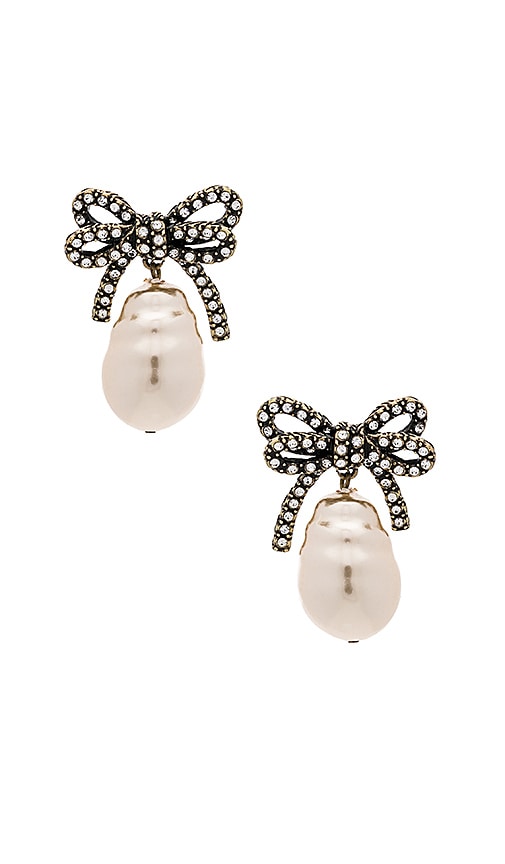 Marc jacobs hot sale bow earrings