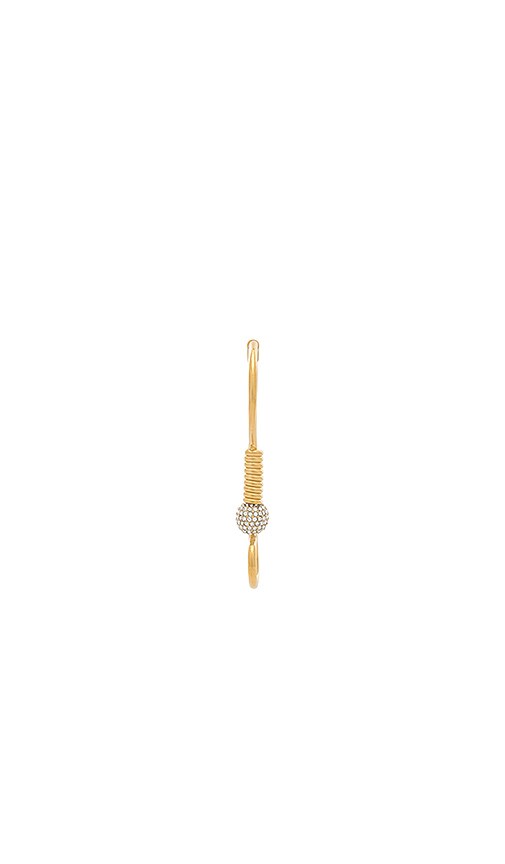 Large Hooked On You Pave Earring