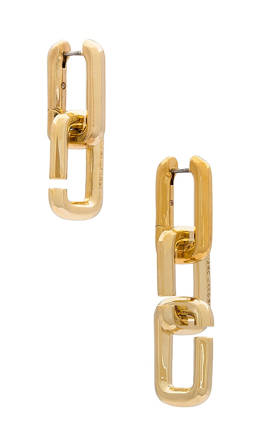 Marc Jacobs J Marc Chain Link Earrings In É‡‘è‰²