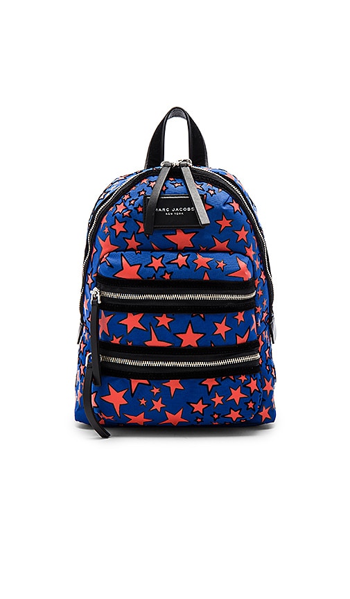 Backpacks Marc Jacobs - Crackle blue leather mini backpack