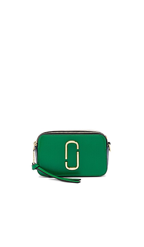 Marc Jacobs The The Colorblock Snapshot Sage Green Shoulder Bag