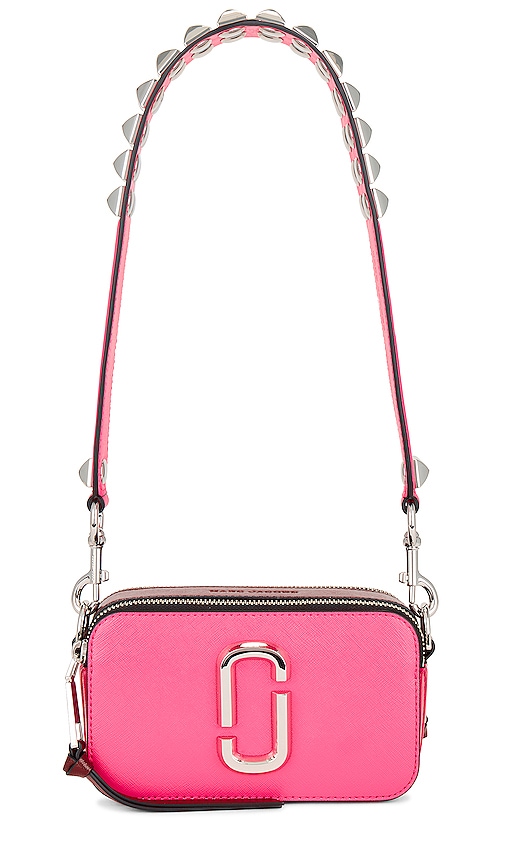 Marc Jacobs The Studded Snapshot in Magenta Multi