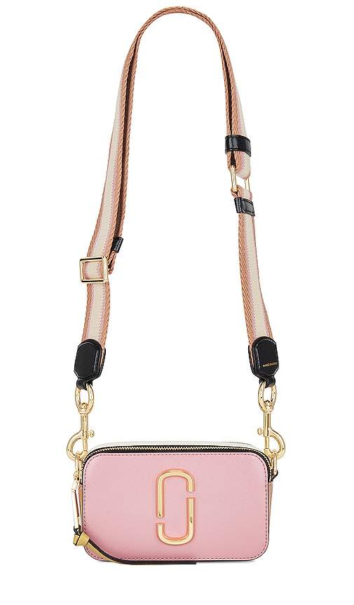Marc Jacobs Black and Pink Snapshot Bag Marc Jacobs