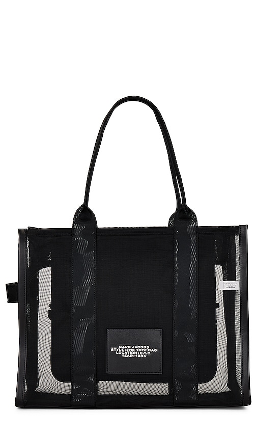 Shop Marc Jacobs The Mesh Large Tote In Blackout
