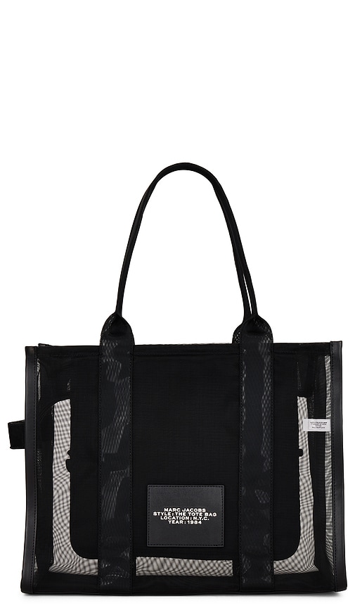 Shop Marc Jacobs The Mesh Large Tote In Blackout