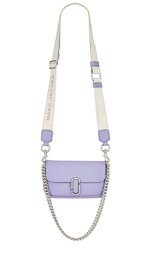 Product image of Marc Jacobs The Mini Soft Shoulder Bag in Daybreak. Click to view full details