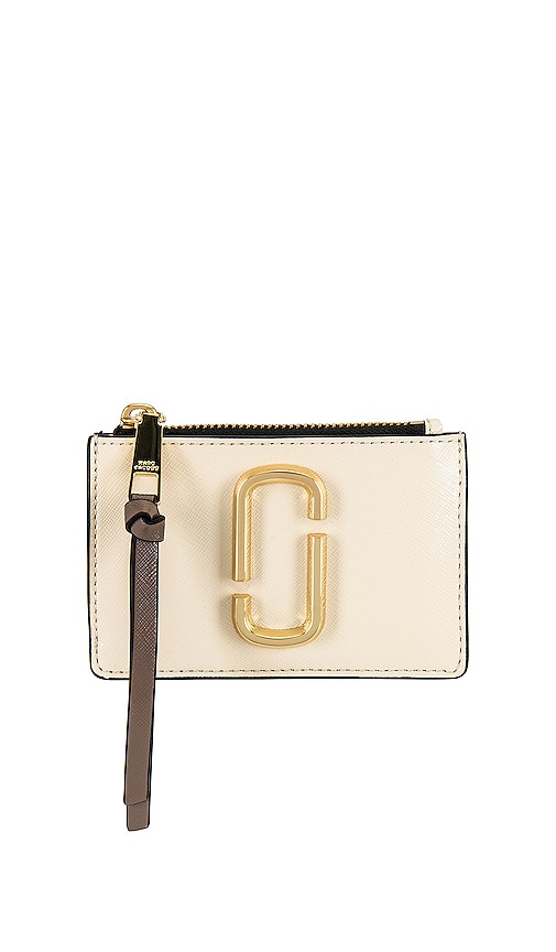 Marc Jacobs The Top Zip Multi Wallet in White.