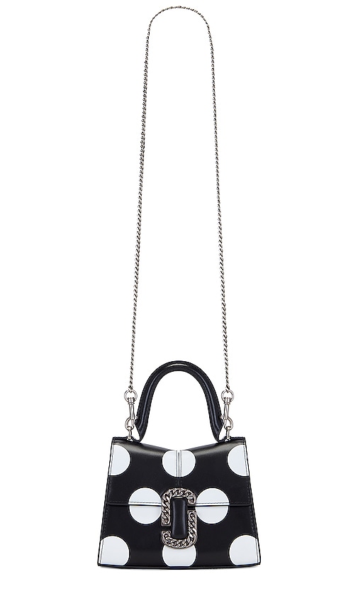The St Marc Mini Leather Tote Bag in Black - Marc Jacobs