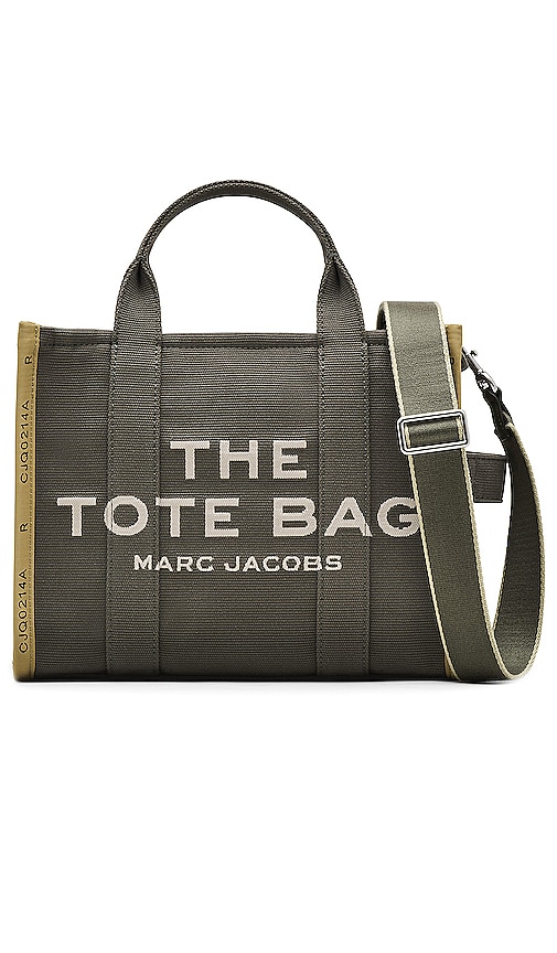 Shop Marc Jacobs The Jacquard Medium Tote Bag In Olive