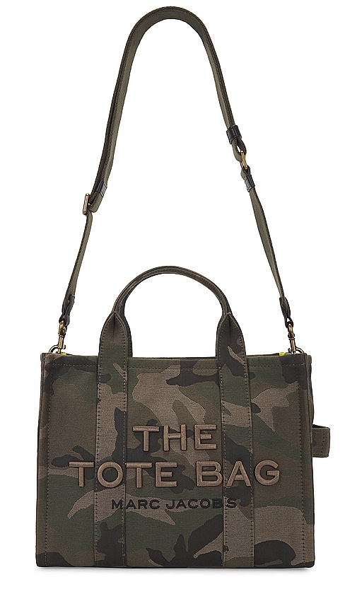 Marc Jacobs The Camo Jacquard Medium Tote Bag in Army.
