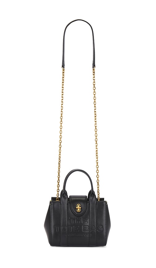 Shop Marc Jacobs The Turnlock Crossbody Tote Bag In Black