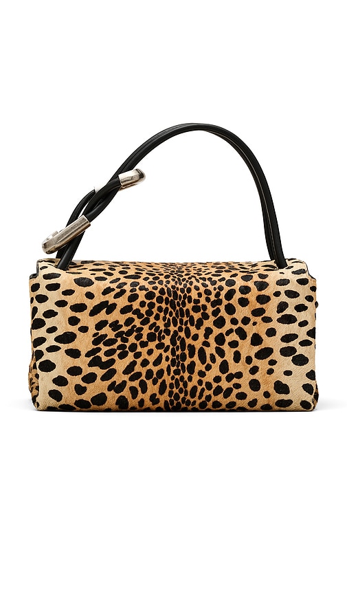 Marc Jacobs Leopard Print Dual Mini Shoulder Bag In Brown