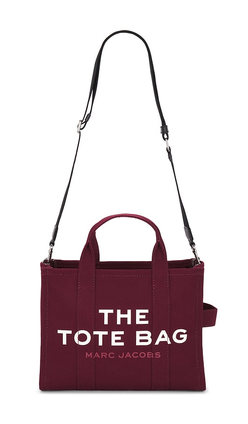 Shop Marc Jacobs The Canvas Medium Tote Bag In Burgundy