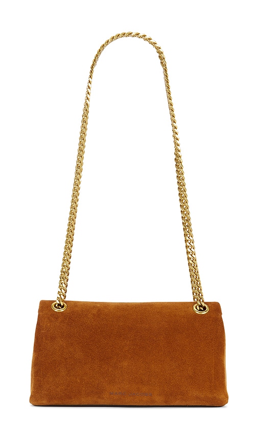 Marc Jacobs The Suede Dual Chain Mini Bag In Brown