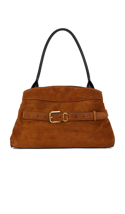 Marc Jacobs The Suede Dakota Satchel Bag In Brown