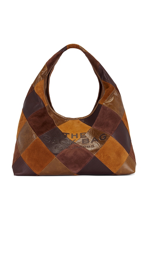 Marc Jacobs The Suede Patchwork Sack Bag In Multi