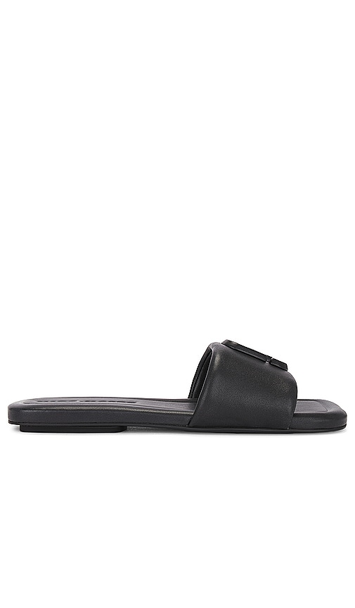 Shop Marc Jacobs The J Marc Leather Sandal In Black